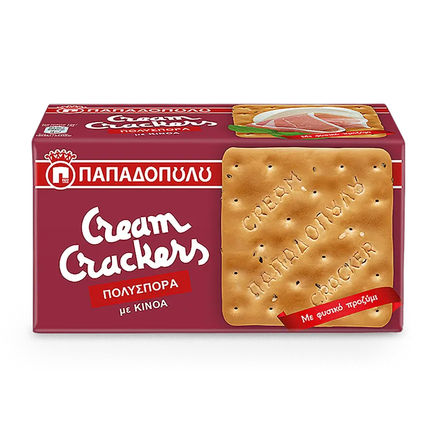 Παπαδοπούλου Cream Crackers Πολύσπορα (195gr)