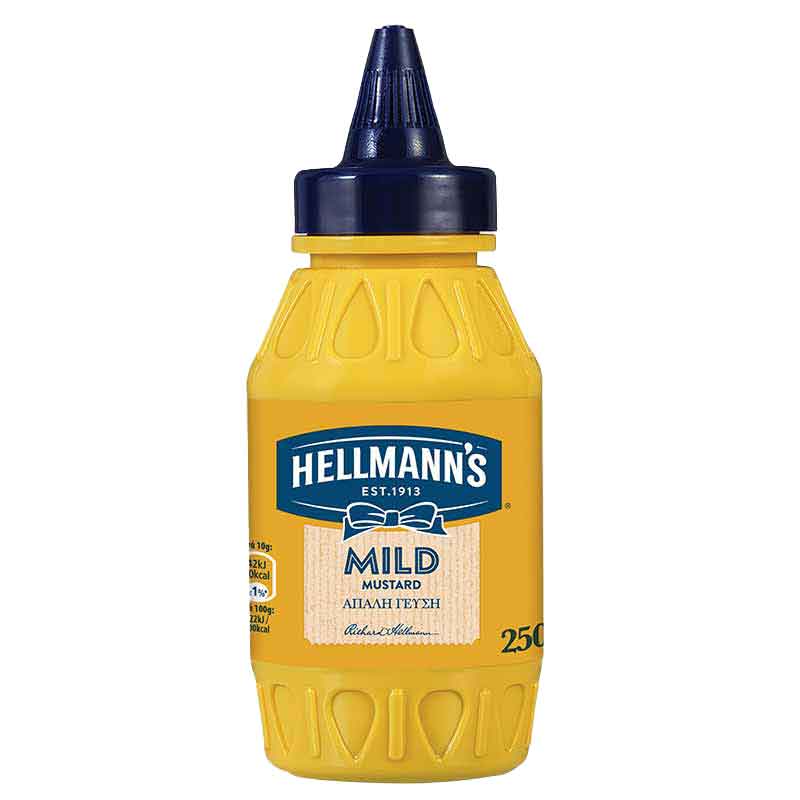 Hellmann’s Μουστάρδα Απαλή (250gr)