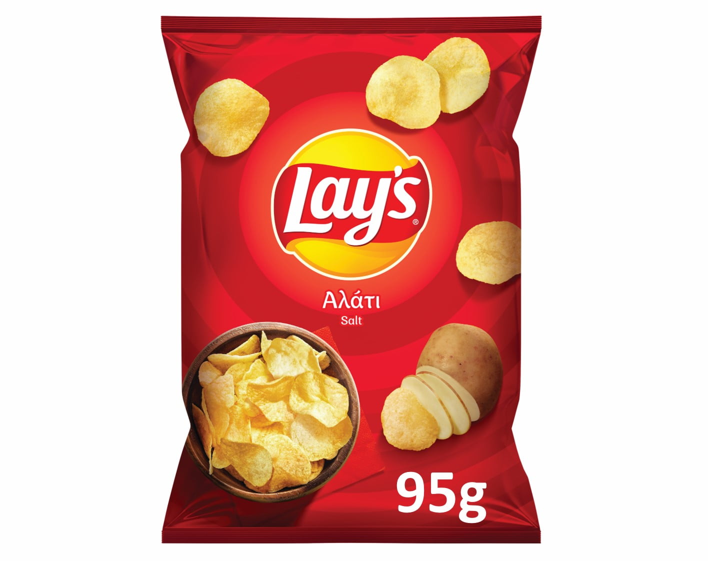Lays Chips Salt 95g. ( to the post)