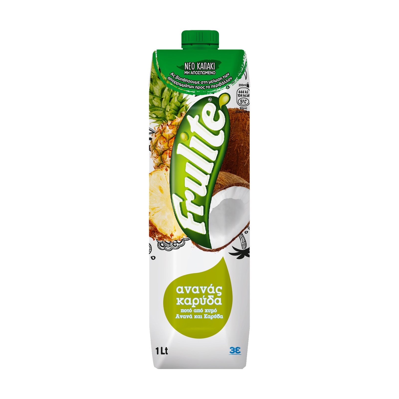 Frulite Φρουτοποτό Ανανάς Καρύδα (1lt)