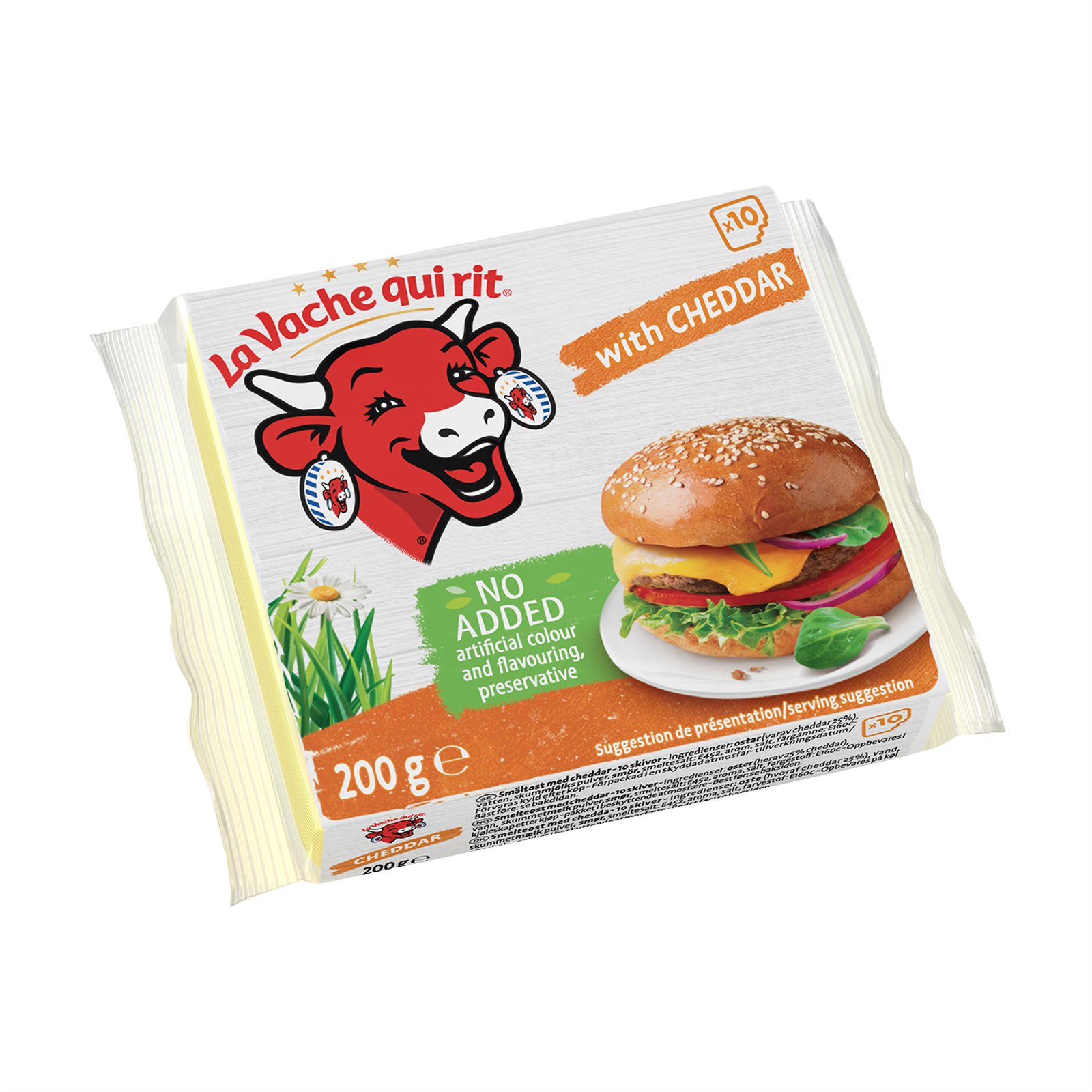 La vache qui rit Cheddar σε φέτες (200gr)