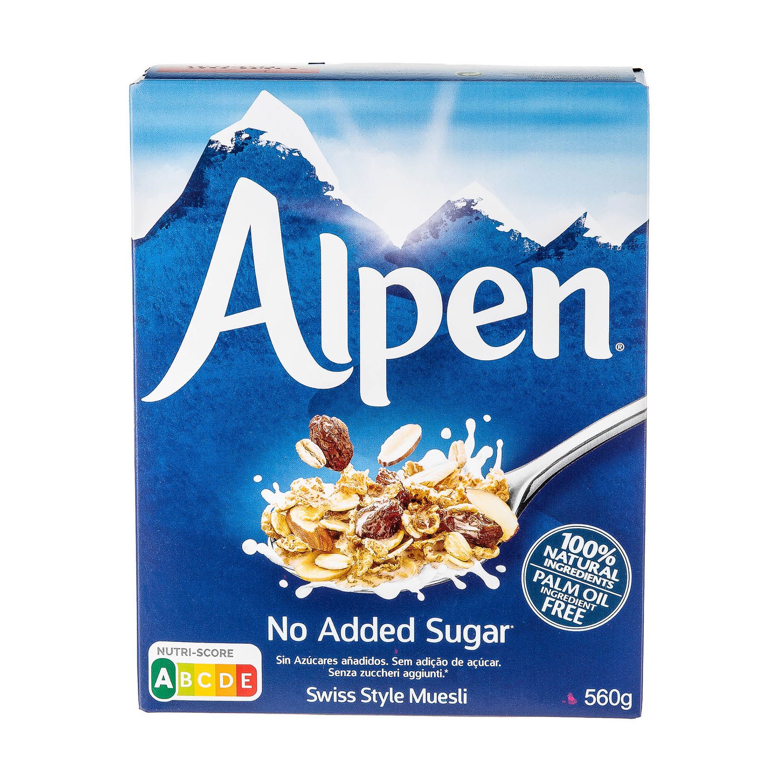 Alpen Μuesli Μούσλι Χωρίς Ζάχαρη (560gr)