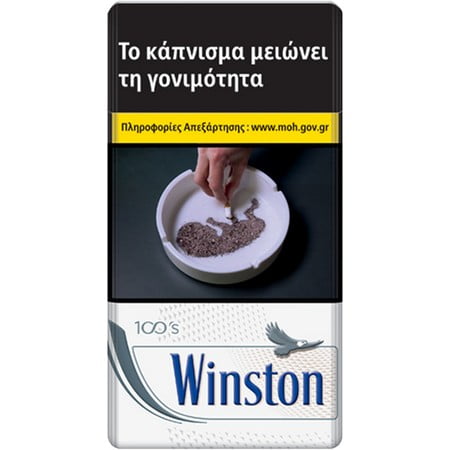 WINSTON ΑΣΠΡΟ 100’s