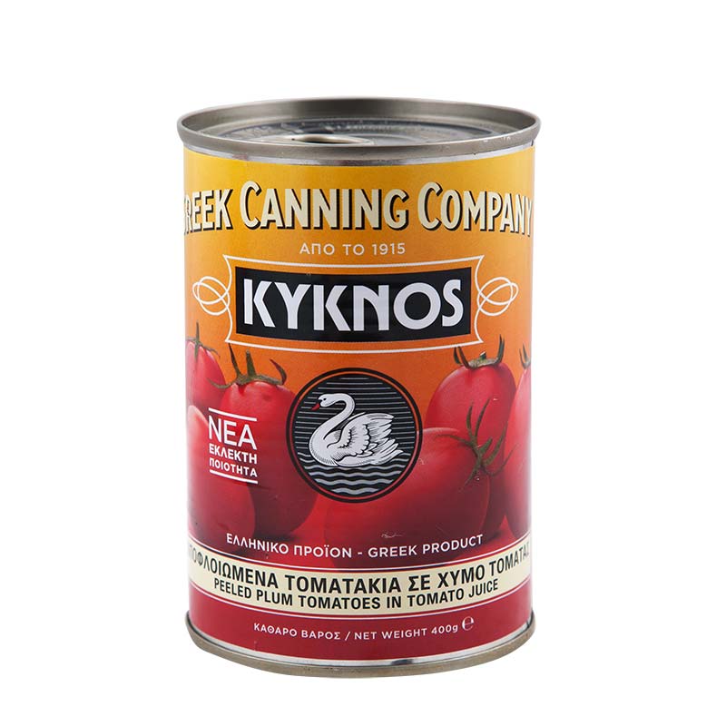 Κύκνος Τοματάκι Αποφλοιωμένο (400gr)