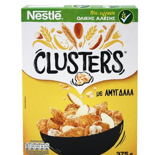 Clusters with Nestle amygdala (375g)
