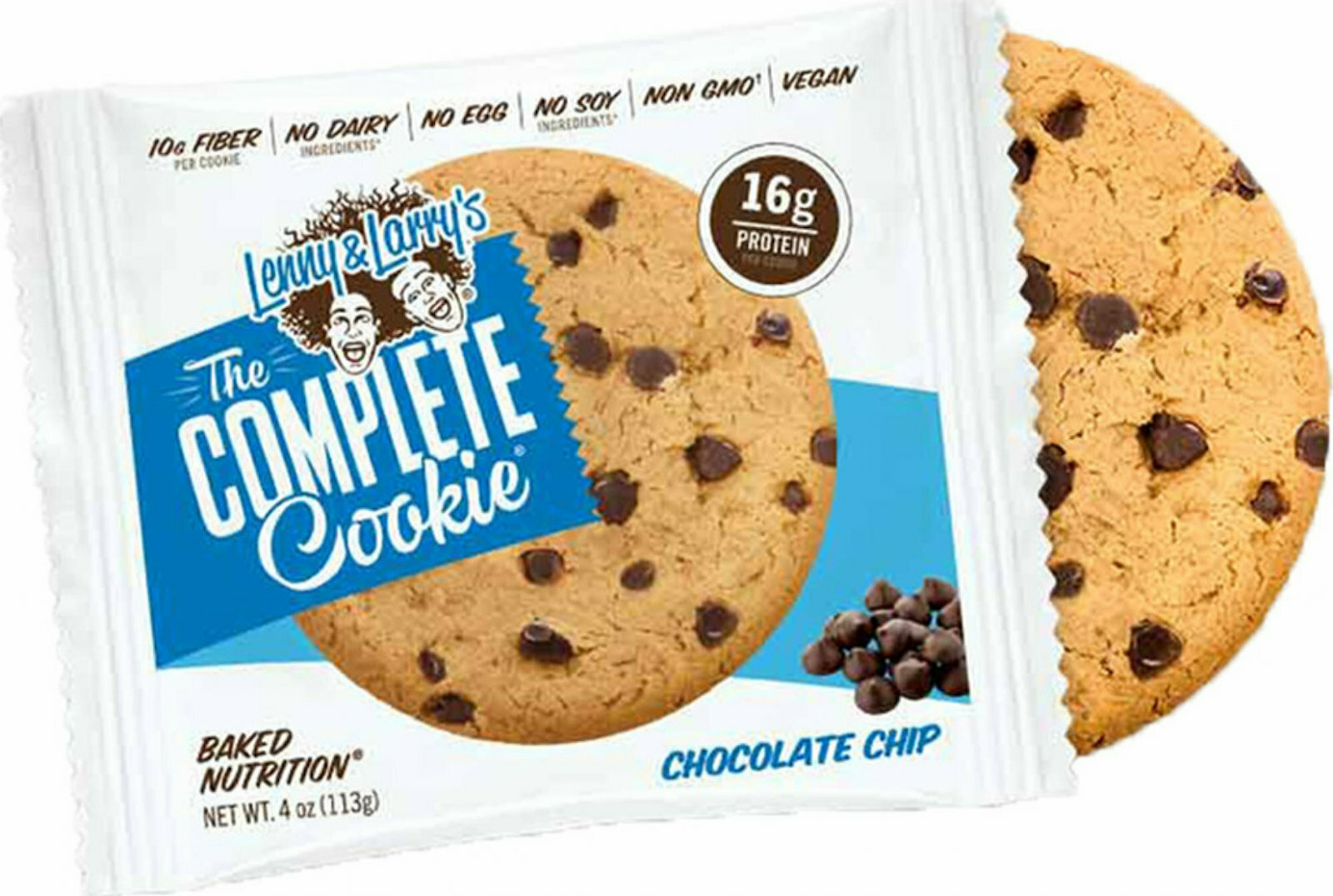 Lenny & Larry’s Μπισκότα Πρωτεΐνης The Complete με Κομματάκια Chocolate (113gr)