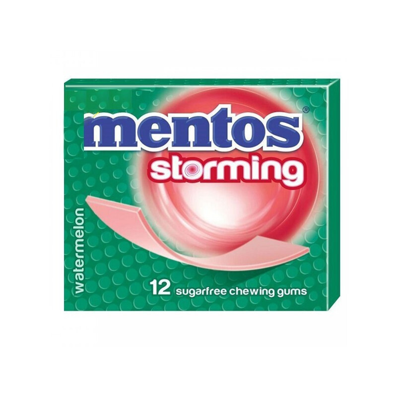 Mentos Storming Τσίχλες Καρπούζι (33gr)