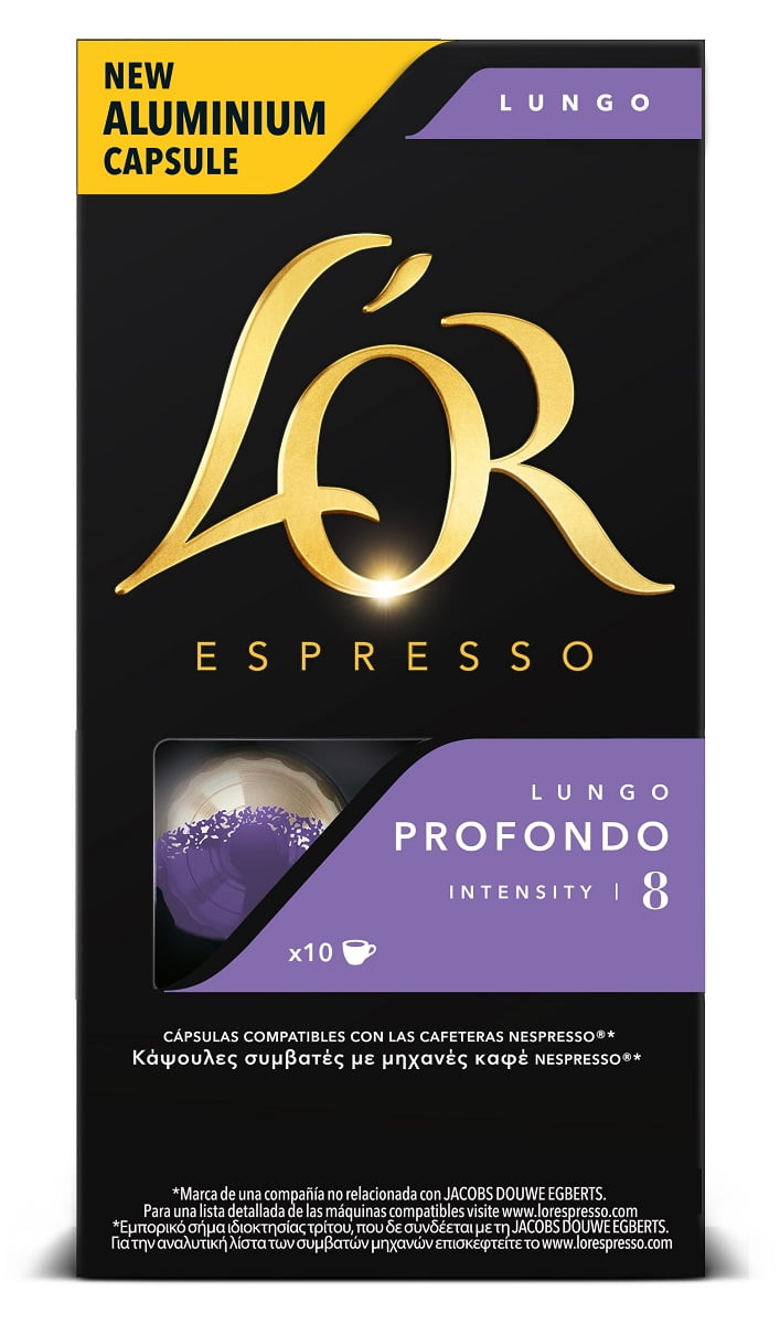 Espresso capsules Lungo Profondo L’OR (10cm)