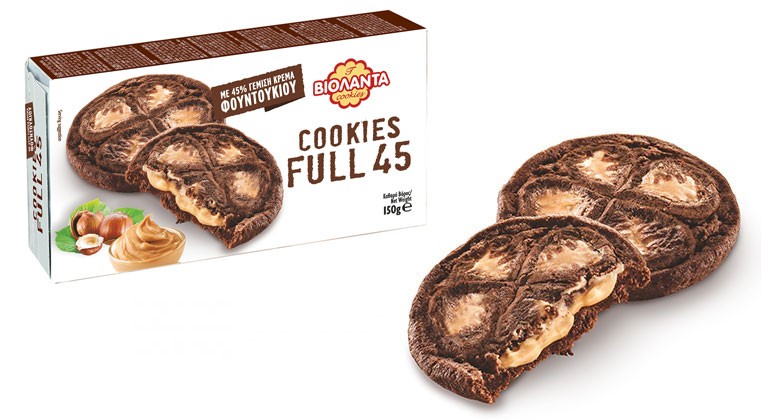 Βιολάντα Cookies Full 45 Φουντούκι (150gr)