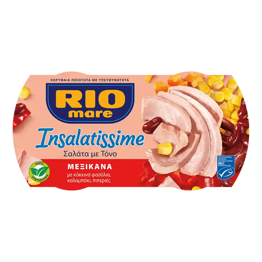 Rio Mare Insalatissime Πολυσαλάτα Mexicana (2x160gr)
