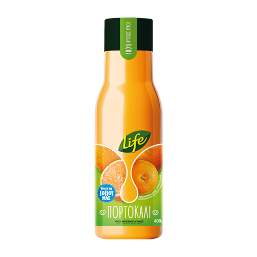 Life Φυσικός Χυμός Πορτοκάλι (400ml)