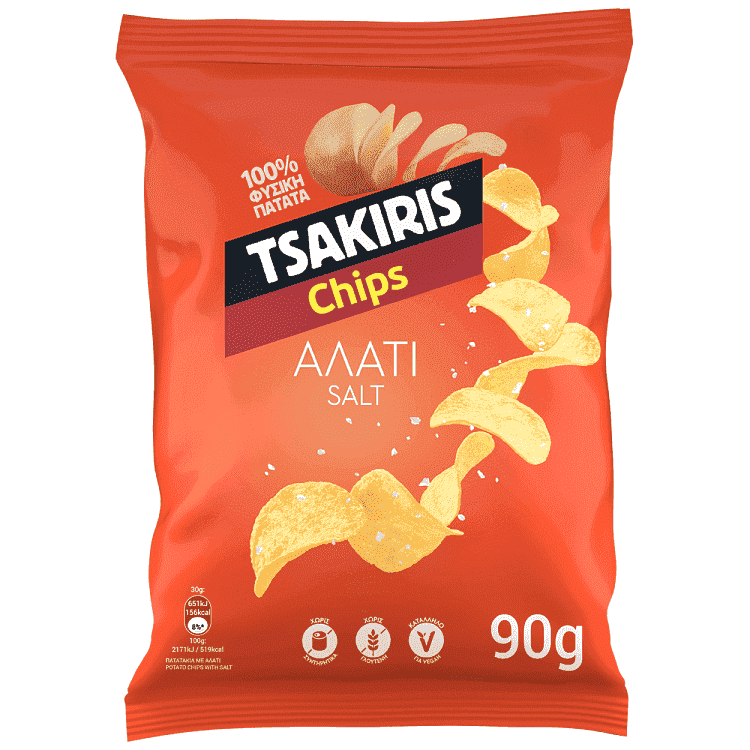 Tsakiris Chips Με Αλάτι (80gr)