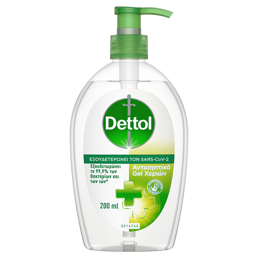 Dettol Αντισηπτικό Υγρό Gel Για Τα Χέρια (200ml)