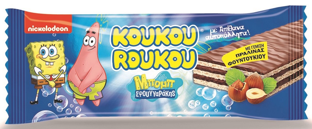 Koukouroukou Gofret Sponge Bob 25g