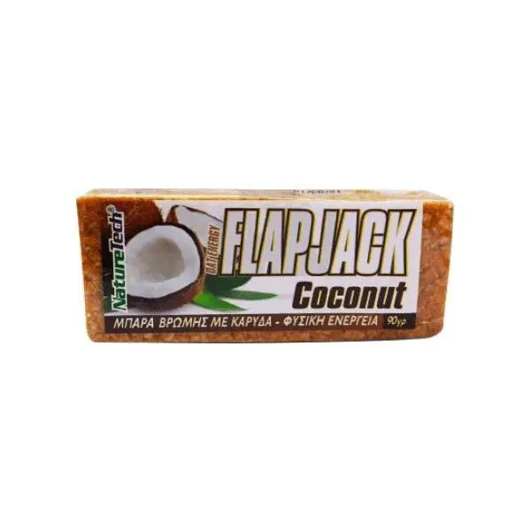 NatureTech Flapjack – Μπάρα Βρώμης με Καρύδα (90gr)