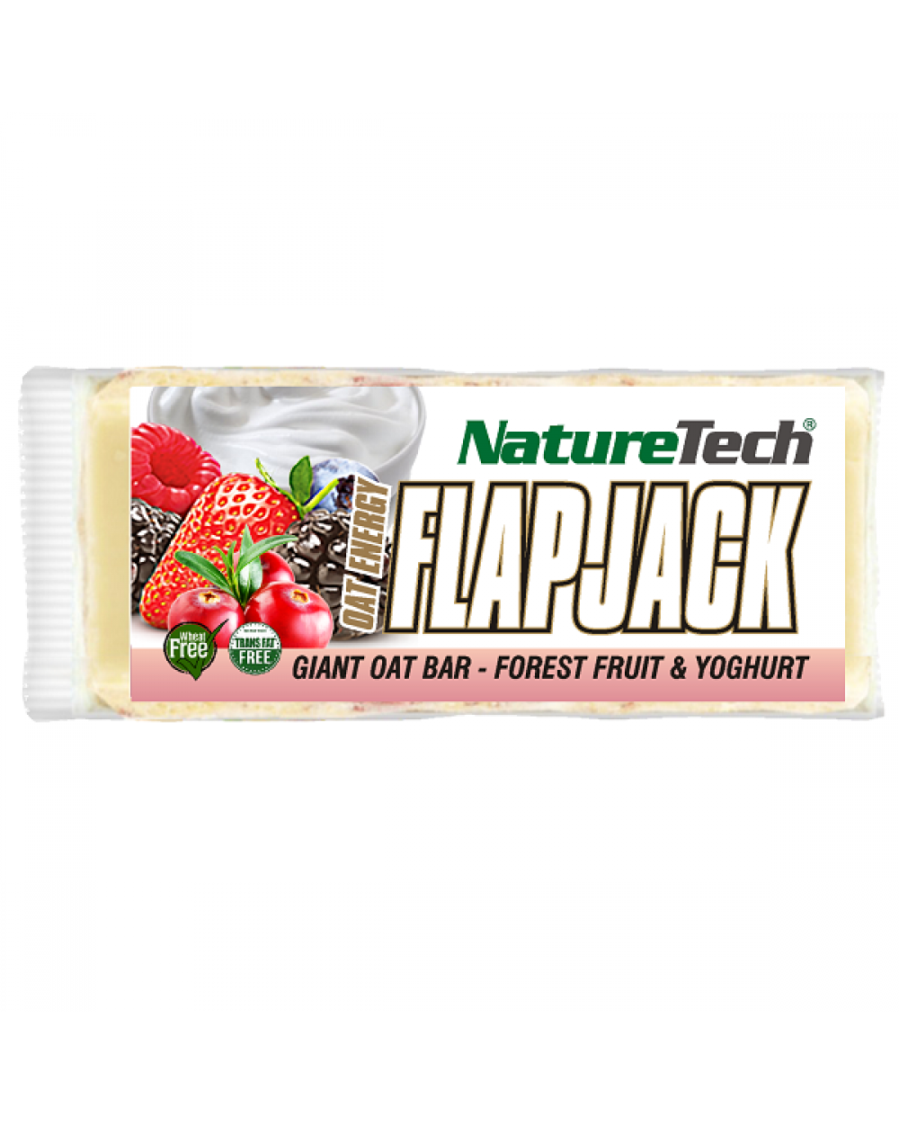 Nature Tech Flapjack – Μπάρα Βρώμης με super fruits & γιαούρτι (100gr)
