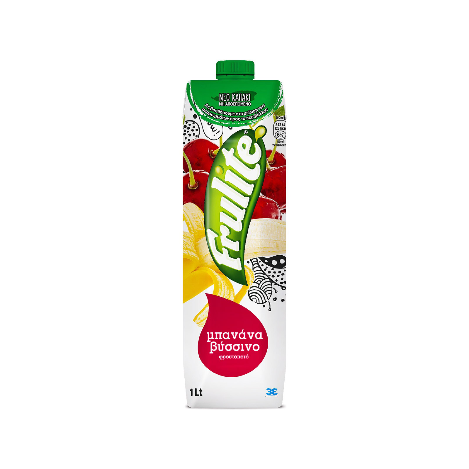 Frulite Φρουτοποτό Μπανάνα Κεράσι (1lt)