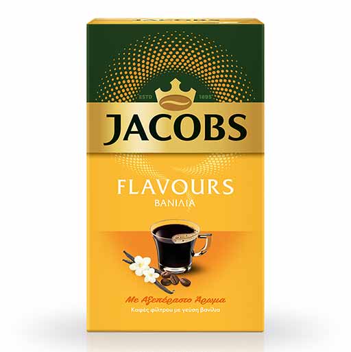 Jacobs Καφές Φίλτρου Βανίλια (250gr)