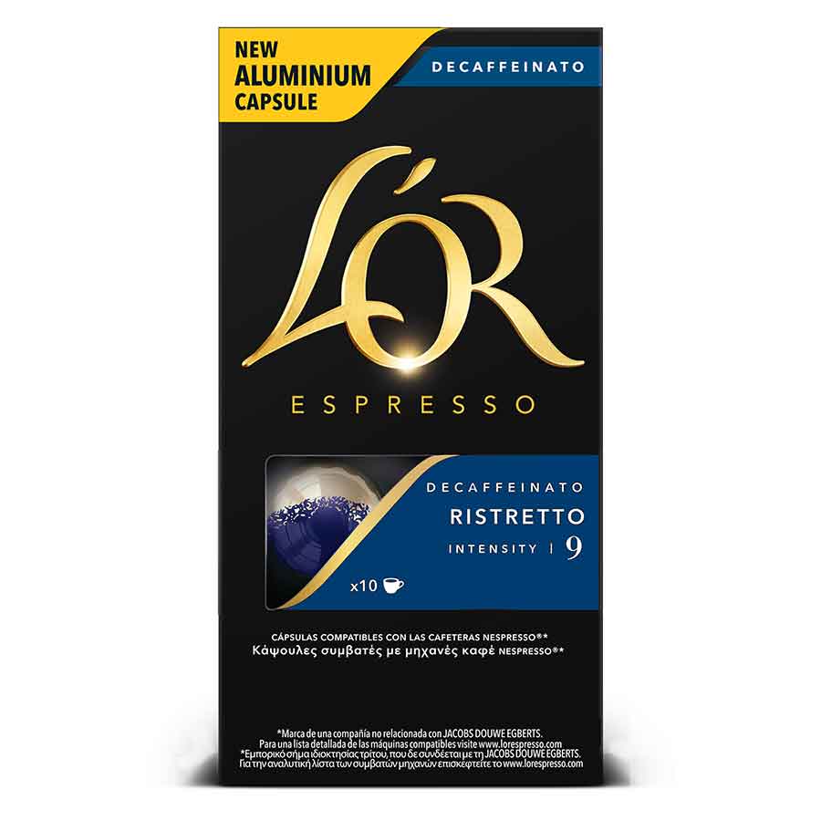 Lor Καφές Espresso Ristretto Decaffeinato Σε Κάψουλες (10τεμ.)