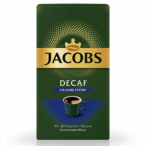 Jacobs Καφές Φίλτρου Decaf (250gr)