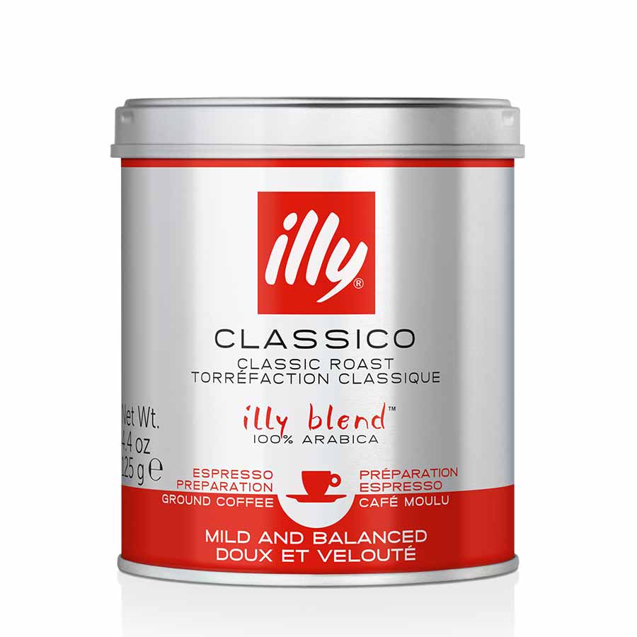 Illy Καφές Espresso Classico Αλεσμένος (125gr)