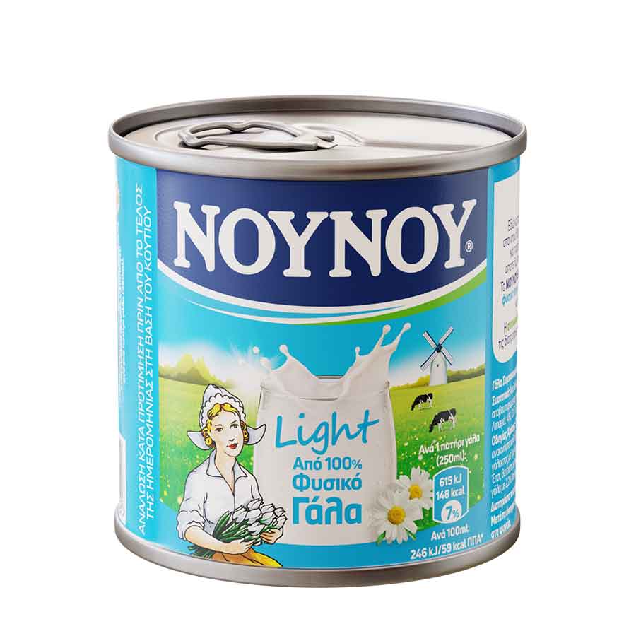 Νουνού Γάλα Συμπυκνωμένο Light (170gr)