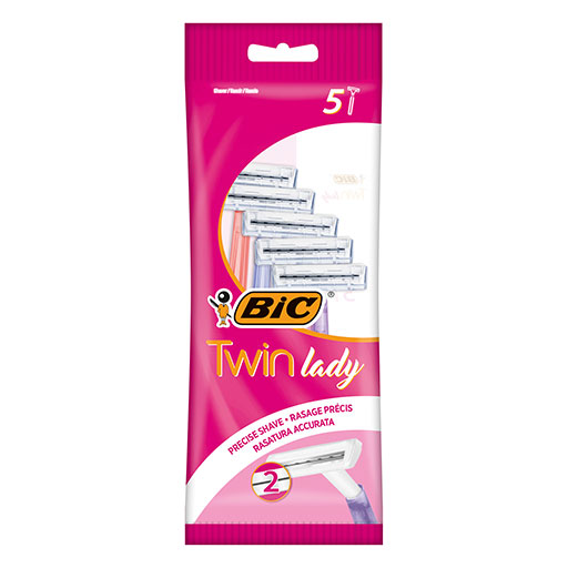 Bic Ξυραφάκια Twin Lady (5τεμ)