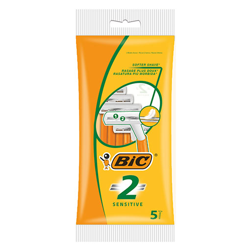 Bic Ξυραφάκια 2Λεπίδων Sensitive (5τεμ)