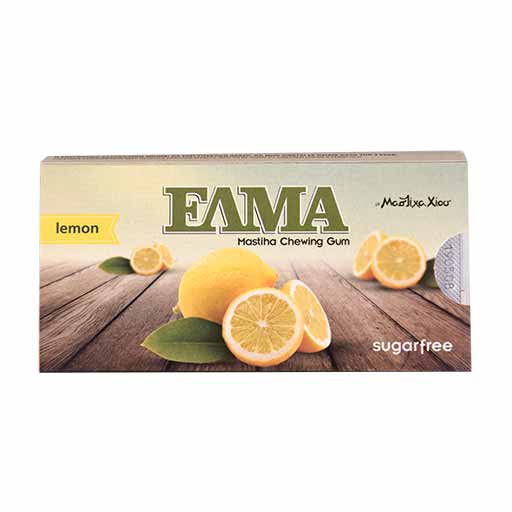 Έλμα Μαστίχα Χίου Λεμόνι Χωρίς Ζάχαρη (13gr)