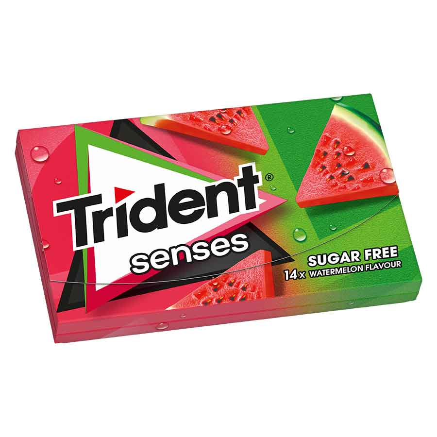 Trident senses τσίχλες καρπούζι (27gr)