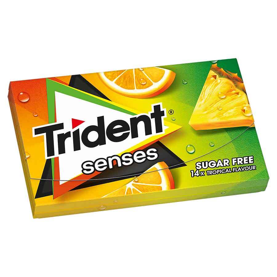 Trident senses τροπικά φρούτα (27gr)