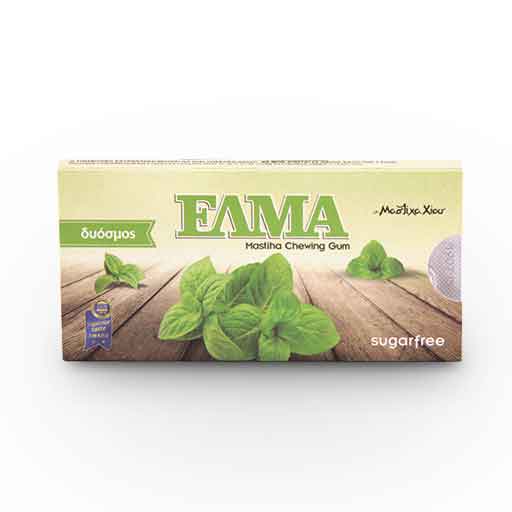 Έλμα Μαστίχα Χίου Δυόσμος Χωρίς Ζάχαρη (13gr)