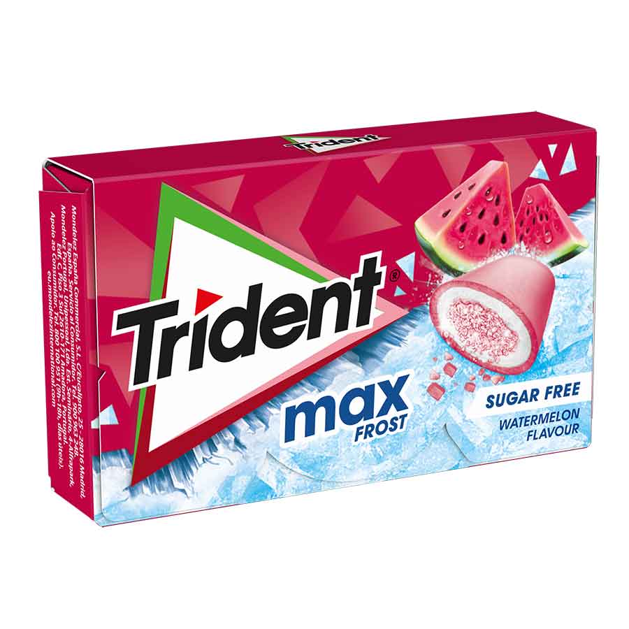 Trident max frost τσίχλα καρπούζι (20gr)
