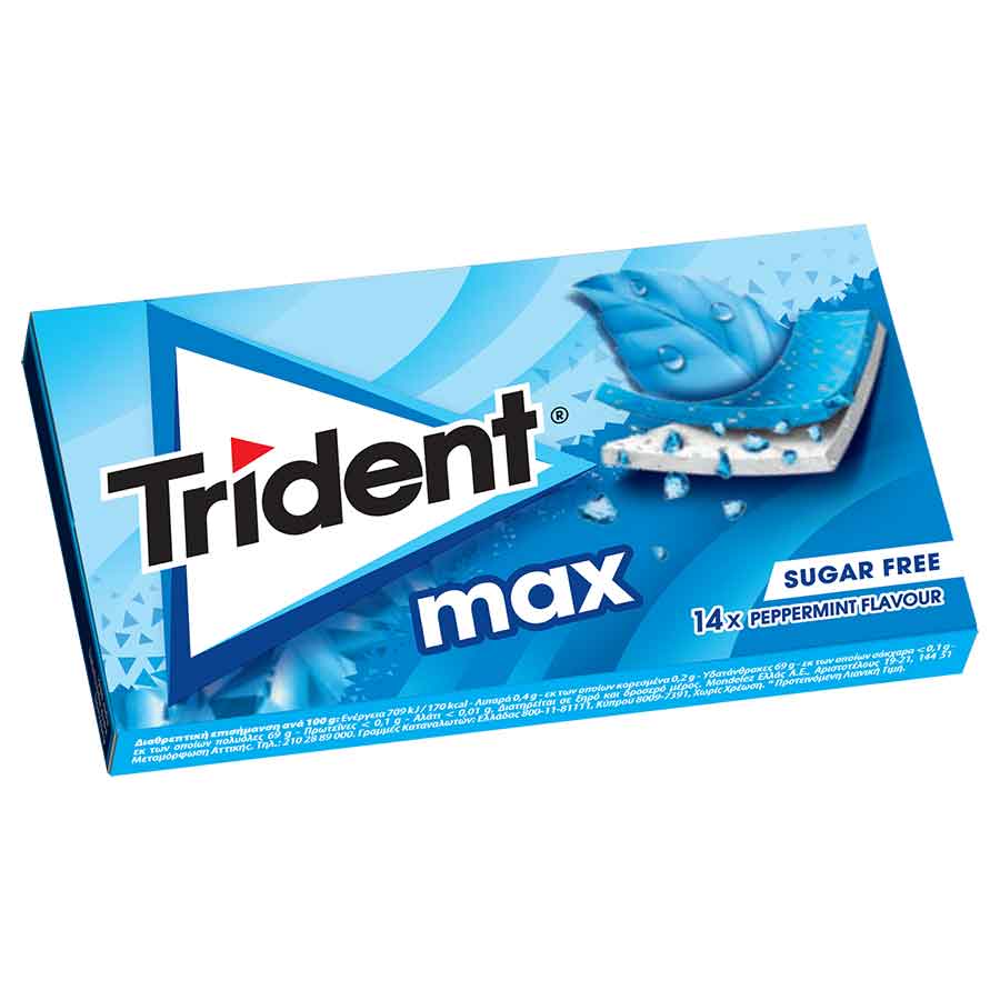 Trident max μέντα (27gr)
