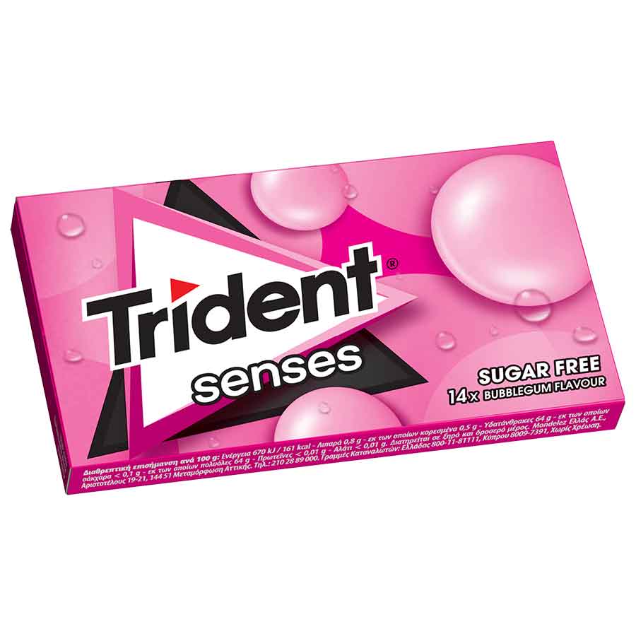 Trident senses bubblegum (27gr)