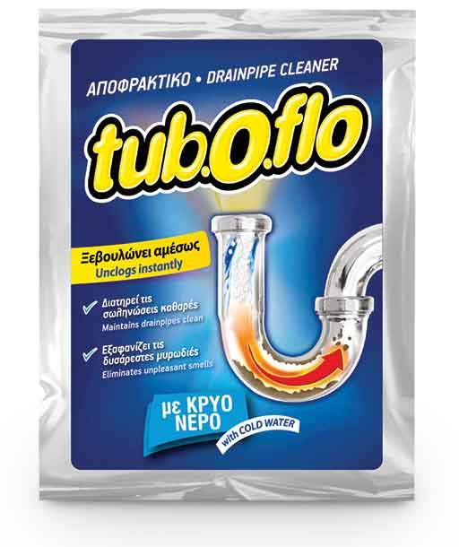 Tuboflo Αποφρακτικό Με Κρύο Νερό Σκόνη (60gr)