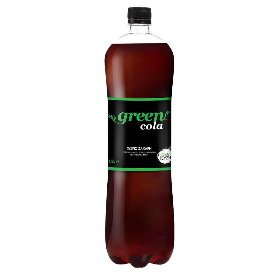 Green Cola Με Στέβια Χωρίς Ζάχαρη (1,5lt)