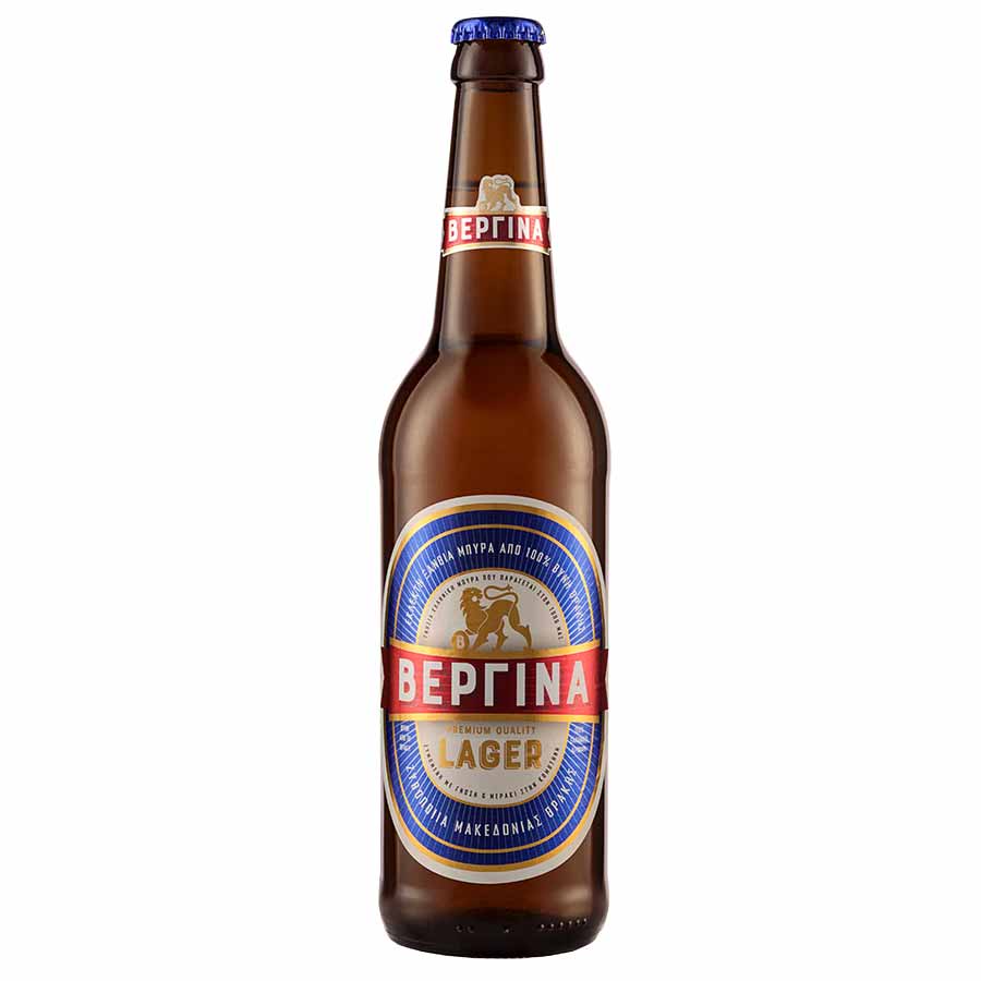 Βεργίνα Μπίρα Lager Φιάλη (500ml)