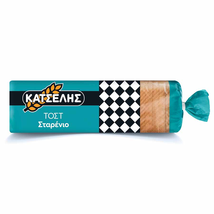 Κατσέλης Ψωμί Τοστ Σταρένιο Σε Φέτες (720gr)