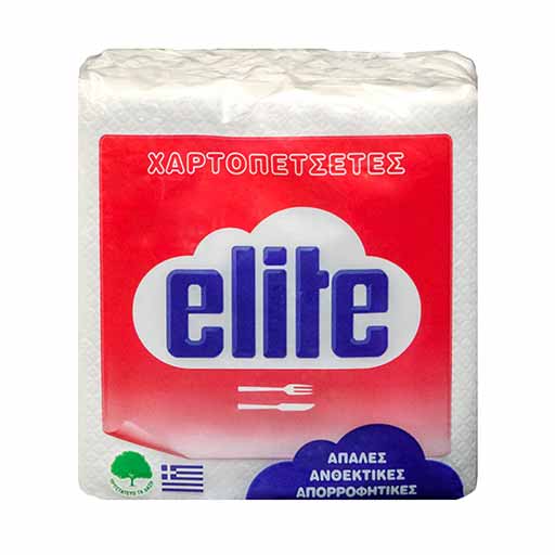 Elite Χαρτοπετσέτες Λευκές (70τεμ.)