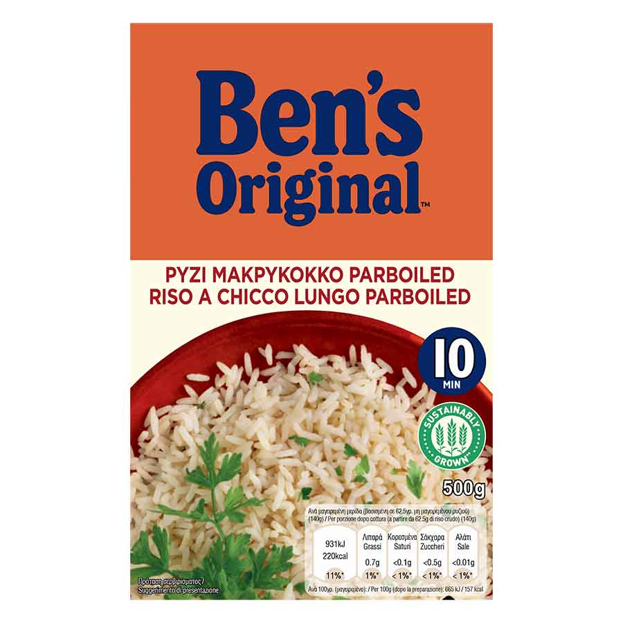 Ben’s Original Ρύζι Μακρύκοκκο 10Λεπτών (500gr)