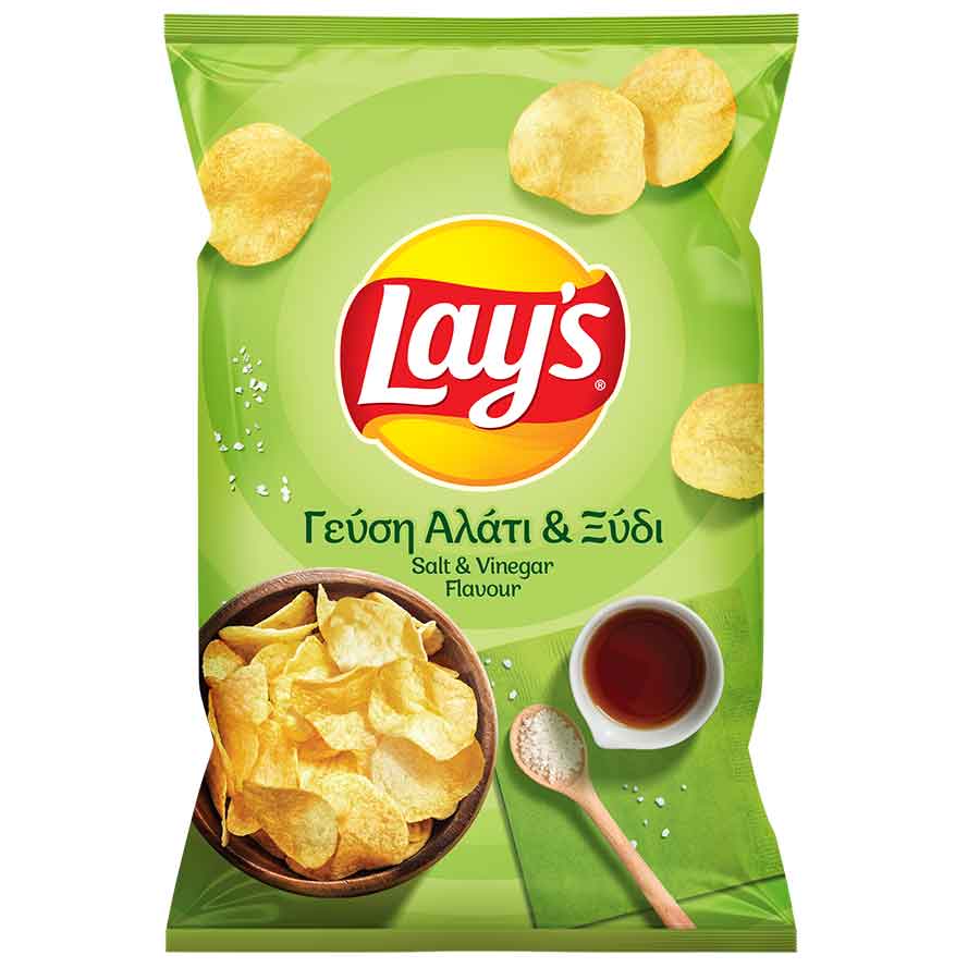 Lay’s Τσιπς Αλάτι & Ξύδι (100gr)