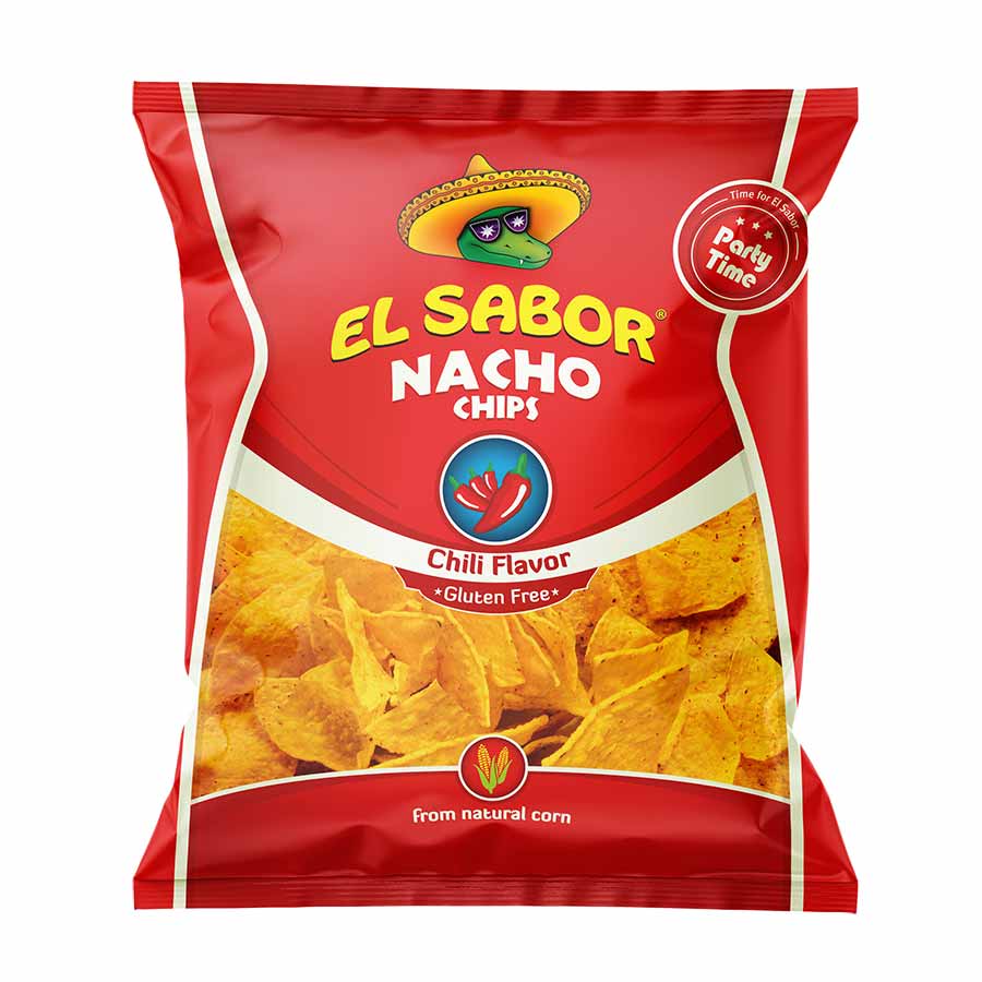 El Sabor Nacho Τσιπς Chili – Χωρίς Γλουτένη (180gr)