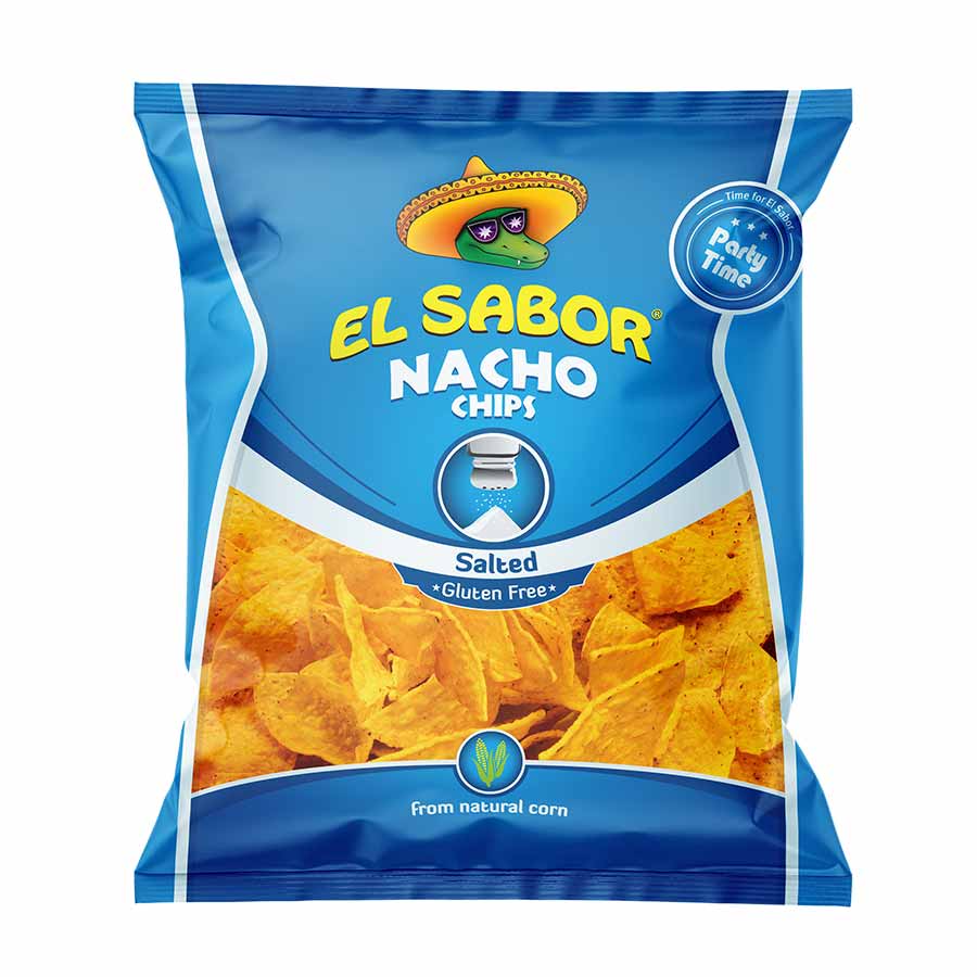 El Sabor Nacho Τσιπς Αλάτι – Χωρίς Γλουτένη (180gr)