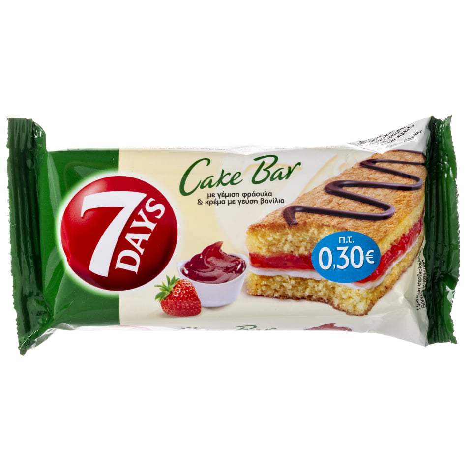 7 days Cake Bar Vanilla Fraula 32g