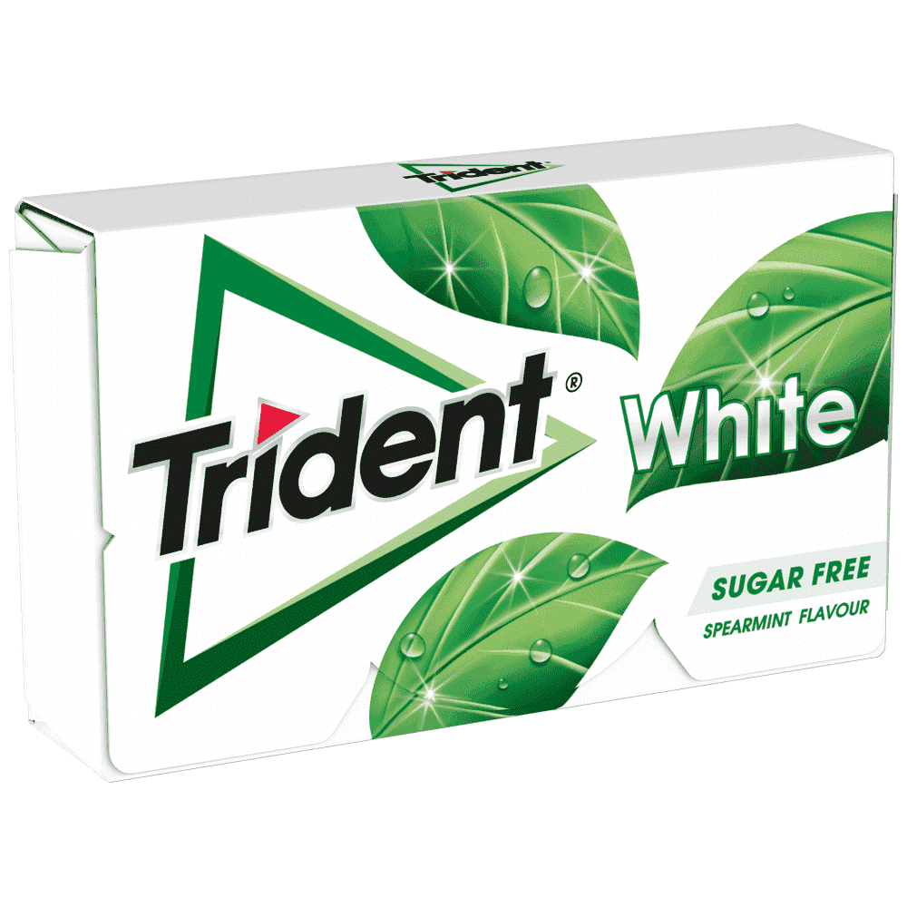 Trident white τσίχλα δυόσμος (23,8gr)