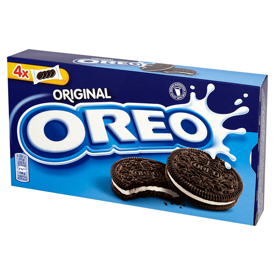 Oreo Μπισκότα με Γέμιση Βανίλια (176gr)
