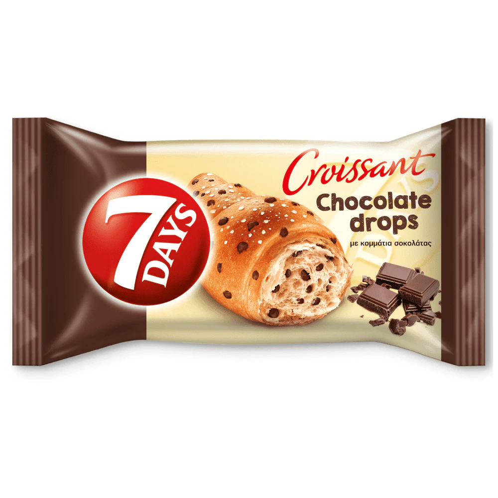7 Days Κρουασάν Με Κομμάτια Σοκολάτας (70gr)