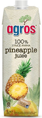 Agros Ananas Natural Juice 1lt
