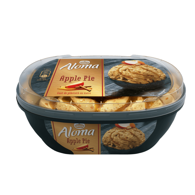 Family Ice Cream Apple Pie Aloma (900ml)